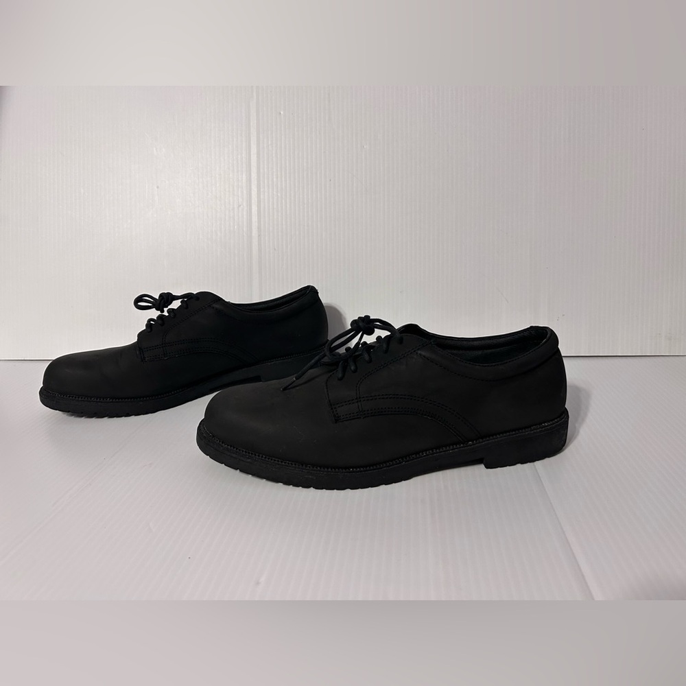 Trader Bay Black Men's Oxfords leather shoe size 10 D
